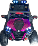Montable Electrico Tipo Jeep 2188, Llantas De Goma, 4x4, Control (Rosa Metálico)