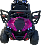 Montable Electrico Tipo Jeep 2188, Llantas De Goma, 4x4, Control (Rosa Metálico)