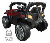 Montable Mini Rubicon 4x4 llantas de goma, con control remoto (Rojo)