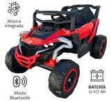 Montable Mini Canam 4x4 llantas de goma, con control remoto (Rojo)