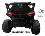 Montable Mini Canam 4x4 llantas de goma, con control remoto (Rojo)