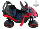 Montable Mini Canam 4x4 llantas de goma, con control remoto (Rojo)