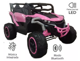 Montable Mini Canam 4x4 llantas de goma, con control remoto (Rosa)