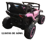 Montable Mini Canam 4x4 llantas de goma, con control remoto (Rosa)