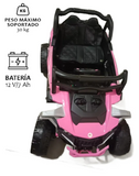 Montable Mini Canam 4x4 llantas de goma, con control remoto (Rosa)
