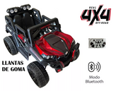 Montable Electrico Tipo Jeep 2188, Llantas De Goma, 4x4, Control (cereza)