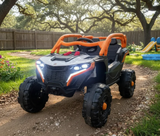 Montable Electrico 12v Mini Polaris Base 4x4 Control Remoto (Naranaja)