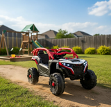 Montable Electrico 12v Mini Polaris Base 4x4 Control Remoto (Rojo)