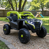 Montable Electrico 12v Mini Polaris Base 4x4 Control Remoto (Verde)