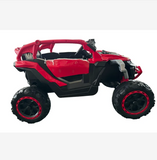 Montable Electrico 12v Mini Canam Base 4x4 Control Remoto (Rojo)