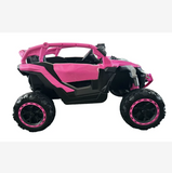 Montable Electrico 12v Mini Canam Base 4x4 Control Remoto (Rosa)