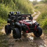 Montable Electrico Tipo Jeep 2188, Llantas De Goma, 4x4, Control (cereza)