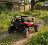 Montable 2118 Todo Terreno 24v 4x4 (Rojo) llanta de goma Con Control Remoto