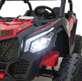 Montable 2118 Todo Terreno 24v 4x4 (Rojo) llanta de goma Con Control Remoto