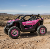 Montable 2118 Todo Terreno 24v 4x4 (Rosa) llanta de goma Con Control Remoto