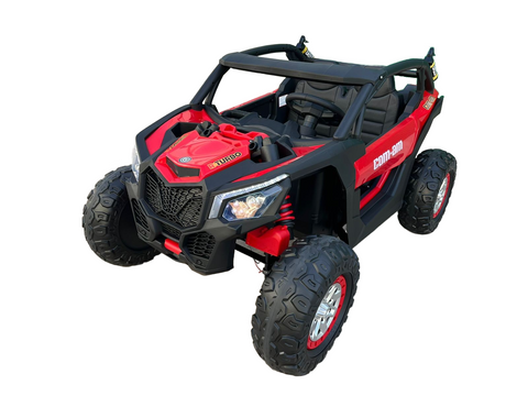 Montable 2118 Todo Terreno 24v 4x4 (Rojo) llanta de goma Con Control Remoto