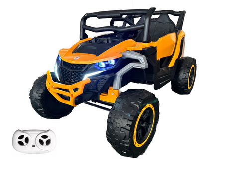 Montable Mini Canam 4x4 llantas de goma, con control remoto (Amarillo)