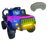 Carro Electrico Jeep Base Montable Infantil Control Remoto (Rosa)