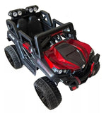 Montable Electrico Tipo Jeep 2188, Llantas De Goma, 4x4, Control (cereza)